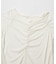 シャーリングボートネックトップ
