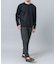 『セットアップ対応／防シワ』ウールジャージークルーネックTシャツ