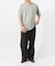 new basic　WASHABLE MERINO WOOL T-SHIRTS