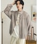 キュプラタッチライトブルゾン