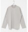 LIFE STYLE TAILOR　ポンチ長袖ドレスTシャツ