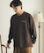『イージーケア／吸水速乾』シシュウダンボールポンチロングスリーブTシャツ