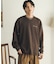 『イージーケア／吸水速乾』シシュウダンボールポンチロングスリーブTシャツ