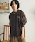 『イージーケア／吸水速乾』シシュウダンボールポンチロングスリーブTシャツ