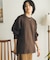 『イージーケア／吸水速乾』シシュウダンボールポンチロングスリーブTシャツ