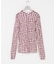 HAKUJI　DIAMOND PRINT RIB LONG-SLEEVE PULLOVER