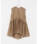 ELENDEEK　SHEER PEPLUM  BLOUSE