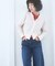 『別注』HANES×DOORS　ワッフルコンパクトカーディガン