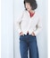 『別注』HANES×DOORS　ワッフルコンパクトカーディガン