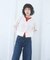 『別注』HANES×DOORS　ワッフルコンパクトカーディガン