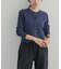 『別注』HANES×DOORS　ワッフルコンパクトカーディガン