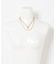 in mood　MELT HEART 2P NECKLACE