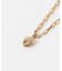 in mood　MELT HEART 2P NECKLACE