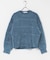 モールヤーンクルーネックニットプルオーバー
