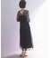 kaene　フロッキーベロア2WAYドレス