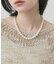 パールリボンネックレス