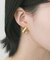 ステンレスウェーブメタルピアス