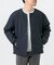 『別注』+phenix　WINDSTOPPER by GORE-TEX LABS ノーカラーダウンジャケット