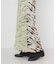 GANNI　PRINTED STRETCH SATIN SKIRT