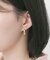 ステンレスオーバルフープピアス