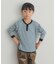『150サイズあり』ワッフルボーダーロングTシャツ(KIDS)