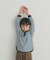 『150サイズあり』ワッフルボーダーロングTシャツ(KIDS)