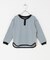 『150サイズあり』ワッフルボーダーロングTシャツ(KIDS)