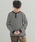 『150サイズあり』ワッフルボーダーロングTシャツ(KIDS)