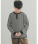 『150サイズあり』ワッフルボーダーロングTシャツ(KIDS)