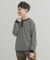 『150サイズあり』ワッフルボーダーロングTシャツ(KIDS)