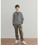 『150サイズあり』ワッフルボーダーロングTシャツ(KIDS)