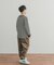 『150サイズあり』ワッフルボーダーロングTシャツ(KIDS)