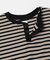 『150サイズあり』ワッフルボーダーロングTシャツ(KIDS)