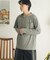 ボーダーフーディーロングTシャツ
