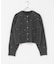 パールビーズドットカーディガン