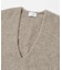 new basic　CASHMERE SILK DEEP V-NECK KNIT