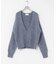 new basic　CASHMERE SILK DEEP V-NECK KNIT