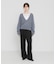 new basic　CASHMERE SILK DEEP V-NECK KNIT