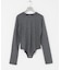 new basic　WASHABLE WOOL CONTOUR TOP