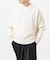 new basic　WASHI WOOL V-NECK KNIT