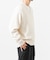new basic　WASHI WOOL V-NECK KNIT