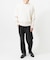 new basic　WASHI WOOL V-NECK KNIT