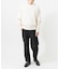 new basic　WASHI WOOL V-NECK KNIT