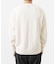 new basic　WASHI WOOL V-NECK KNIT