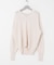 new basic　WASHI WOOL V-NECK KNIT