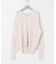 new basic　WASHI WOOL V-NECK KNIT