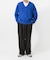 new basic　WASHI WOOL V-NECK KNIT