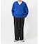 new basic　WASHI WOOL V-NECK KNIT