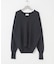 new basic　WASHI WOOL V-NECK KNIT