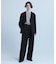 new basic　WOOL LINEN SILK PANTS